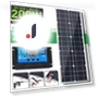 18W 200W Monocrystalline Solar Panel Dual 12V/5V DC Outdoor RV Rechargeable Kit — Renewable Energy Solutions, PRO Global