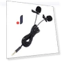Dual Head Lapel Tie Clip Microphone — Microphones, DIYelecs