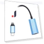 USB C Adapter for Glasses and PD3.0 100W Charging — Chargers & Adapters, DIYelecs