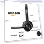 Thumbnail Wireless Headphones with Noise Cancelling Microphone — In-Ear Headphones, EKVANBEL
