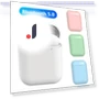 Macaron Wireless Bluetooth Earbuds — In-Ear Headphones, LOMEII Electronic