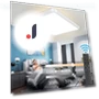 Square Modern Smart Ceiling Light — Overhead Lighting, Cosy Homes