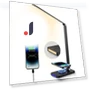 LED Foldable Desk Lamp with USB Charging — Study & Desk Lighting, Super Star Mall