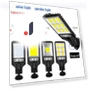 Solar-Powered Wall Light with Motion Sensor — Outdoor Security & Flood Lighting, AI Supermarket