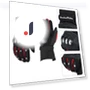 Touchscreen Motorcycle Gloves — Gloves, Wit angel