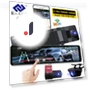 Car DVR with WIFI, GPS, 3 Cameras and 12-inch IPS Touch Screen — Rearview Cameras for Cars, E-ACE