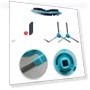 High-performance central brush and side brushes — Accessories, Robot Sweeping Accessories