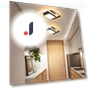 Acrylic LED Square Ceiling Light — Overhead Lighting, Comfort Homeware