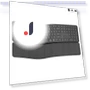 Ergonomic Bluetooth Keyboard — Keyboards, GYROBALL