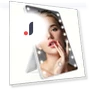 Makeup Mirror with 16 LEDs — Makeup, Vinde Home