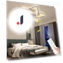 Modern LED Ceiling Fan with App Control — Ceiling Fans & Accessories, Seahorse Home