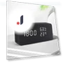 Digital LED Wooden Alarm Clock — Clocks, Motivational Running