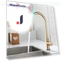 Matte Gold Retractable Touch Kitchen Faucet — Smart-Touch Kitchen Faucets, JOHO - CarGear