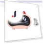 Mini Cartoon Speaker with Cat Ears Design — Alarm, Tooarts