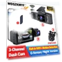 3-Channel WIFI Car Dash Camera — Dashboard Cameras, Auto Accessories Home