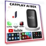 4-in-1 Smart Carplay AI Box Wireless Adapter — Stereo Receivers, Auto Accessories Home