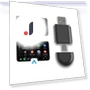 Wireless CarPlay Android Auto Adapter — Stereo Receivers, Auto Launcher