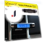 LED Ventilation Vent Car Light with Thermometer and Clock Display — Clock, AI Supermarket