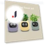 Smart Flower Pot with AI Expressions — Vegetables, Practical Household