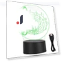 3D Music Notes LED USB Touch Night Light — Night Lights, Zeblaze