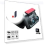3-channel Full HD 1080P Car Dashcam — Dashboard Cameras, CANKE