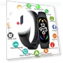 Smartband Heart Rate Smartwatch Fitness Tracker — Wearable Accessories, Tiktop2
