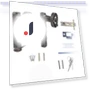 Smart Door Handle with Fingerprint and 2 Keys — Levers, Vestidos