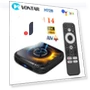 Android 14 Smart TV Box with Cooling Fan — Streaming Devices, Blackin