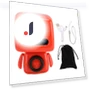 Bluetooth Speaker Robot — Portable Audio, DIYelecs