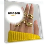 Thumbnail Chunky Gold Rings Set — Stacking, YEEZII