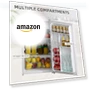 Thumbnail Mini Fridge with Freezer — Mini Fridges, HOMCOM