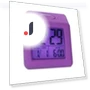 Square Silicone Alarm Clock with LCD Display — Alarms & Clocks, Daily necessities-V