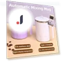 Magnetic Self-Stirring Mug — Beverage Warmers, DC-HOME-3