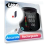 Rechargeable Wrist Blood Pressure Monitor with LED Screen — Blood Pressure Monitors, Melsya