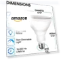 Thumbnail LED Flood Light Bulb — Outdoor Security & Flood Lighting, ENERGETIC SMARTER LIGHTING