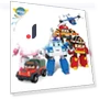 Police Car and Sheriff Children's Transforming Robot Toy — Playsets, Super Go