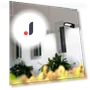 Solar Powered Sensor LED Wall Light — Garden Illumination, Yosoo