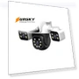 HD Motion Detection WiFi Three-screen PTZ IP Camera — Security Cameras, ESCAM