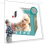 Plush robotic dog with wagging tail — Interactive, Lianchuang