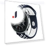 Hollow-out Two-color Silicone Wrist Band — Bands, Smartwatch 2025