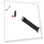 Replacement Strap 3-Bead Stainless Steel Smart Watch Band — Bands, Smartwatch 2025