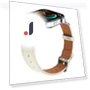 Genuine Cow Leather Flower Decor Adjustable Strap — Bands, Smartwatch 2025
