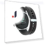 Genuine Leather Coated Silicone Watchband Strap — Bands, Smartwatch 2025
