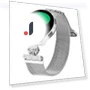 Milanese Band Flower Stainless Steel Magnetic Mesh Watch Strap — Bands, Smartwatch 2025