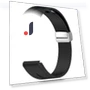 Silicone Strap with Magnetic Silver Buckle — Fitness Bands, Smartwatch 2025