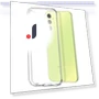 Clear Soft TPU Phone Cover Shell with Tempered Glass Film — Screen Protectors, Smartwatch 2025