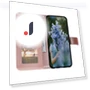 Mandala Flower Imprinted PU Leather Wallet Case — Flip Cases, Smartwatch 2025