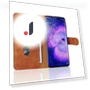 Well-protected PU Leather+TPU Inner Shell Skin-touch Feeling Wallet Adjustable Stand Case — Smartwatch Protectors, Smartwatch 2025