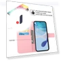 Leather Case Pattern Printing Wallet Stand Mobile Cover with Strap — Phone Accessories, Smartwatch 2025