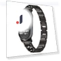Rhinestone Decor 3-Bead Stainless Steel Band — Bands, Smartwatch 2025